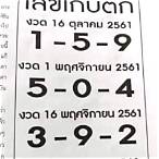 เลขเด็ด 1 10 61